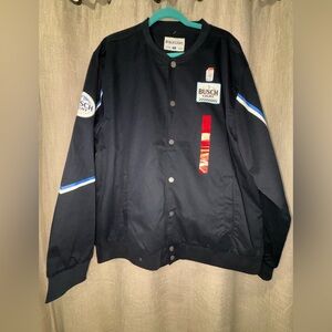 Busch Light Men's Black Bomber Jacket | Size XXL